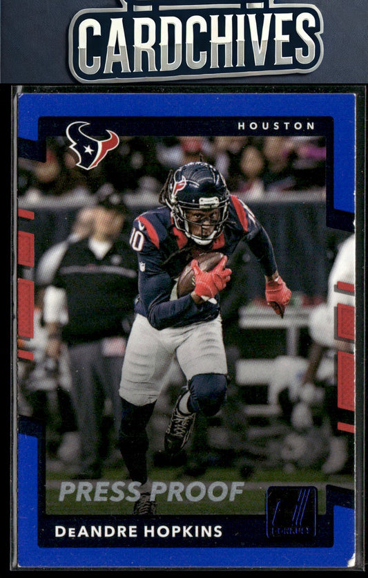 DeAndre Hopkins 2017 Donruss #273 Press Proof Blue