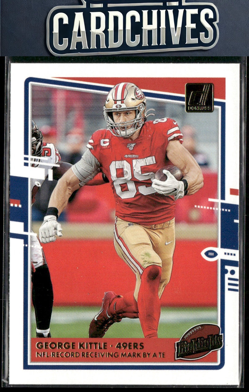 George Kittle 2020 Donruss #H-GK Highlights
