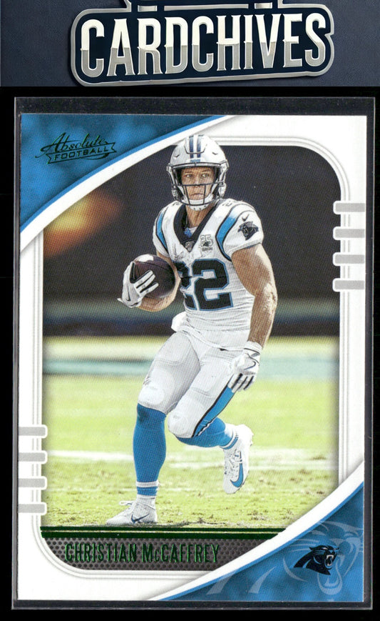 Christian McCaffrey 2020 Panini Absolute #21 Green
