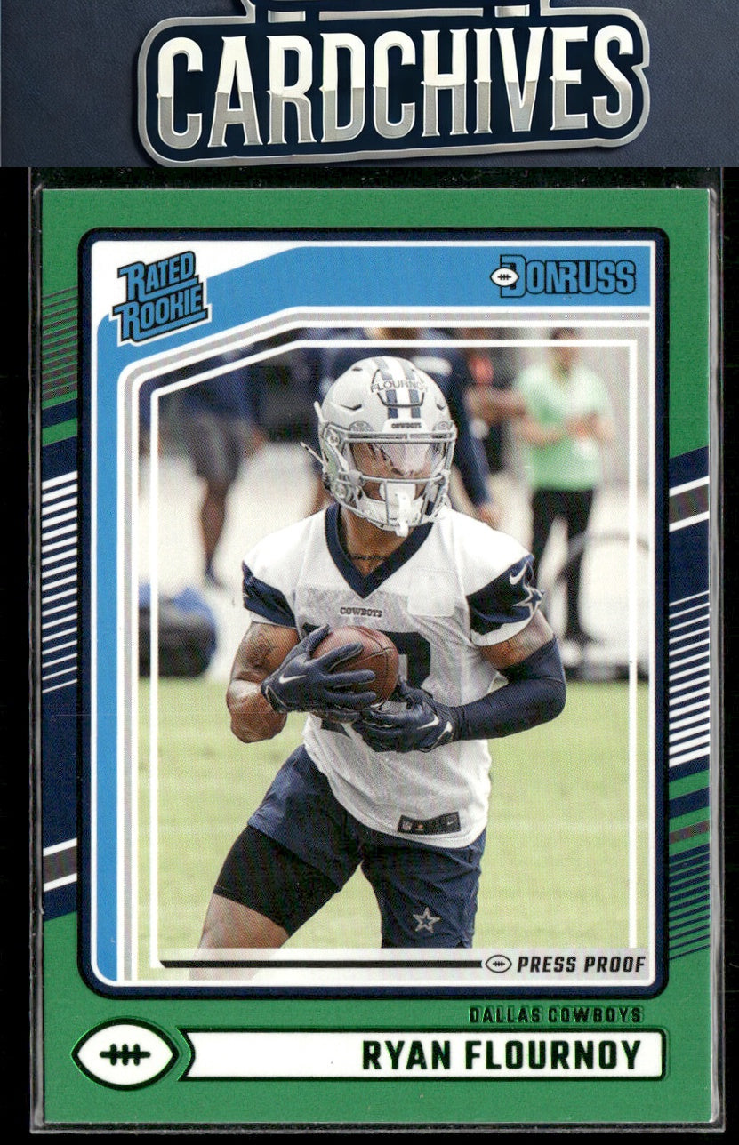 Ryan Flournoy 2024 Donruss #356 Press Proof Blue RC