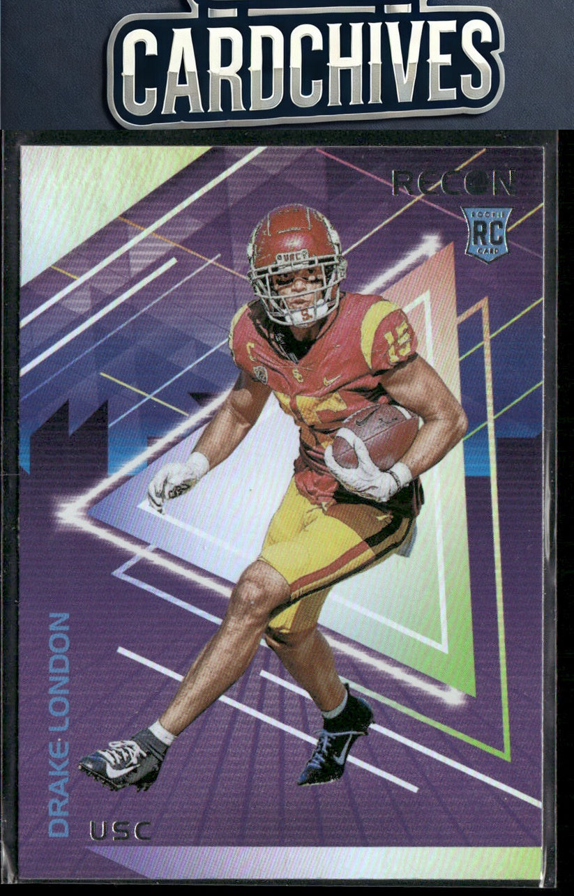 Drake London 2022 Panini Chronicles Draft Picks #6 Recon