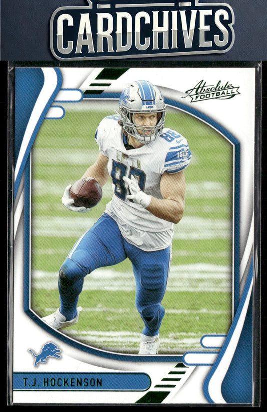 T.J. Hockenson 2021 Panini Absolute - Green #10