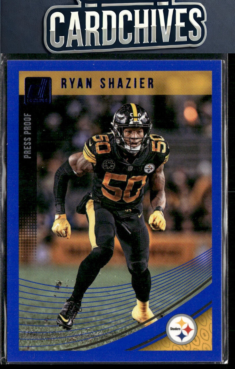 Ryan Shazier 2018 Donruss #244 Press Proof Blue