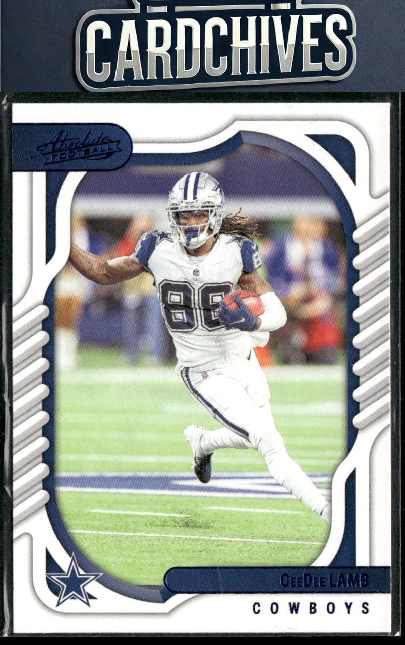 CeeDee Lamb 2022 Panini Absolute #20 Blue