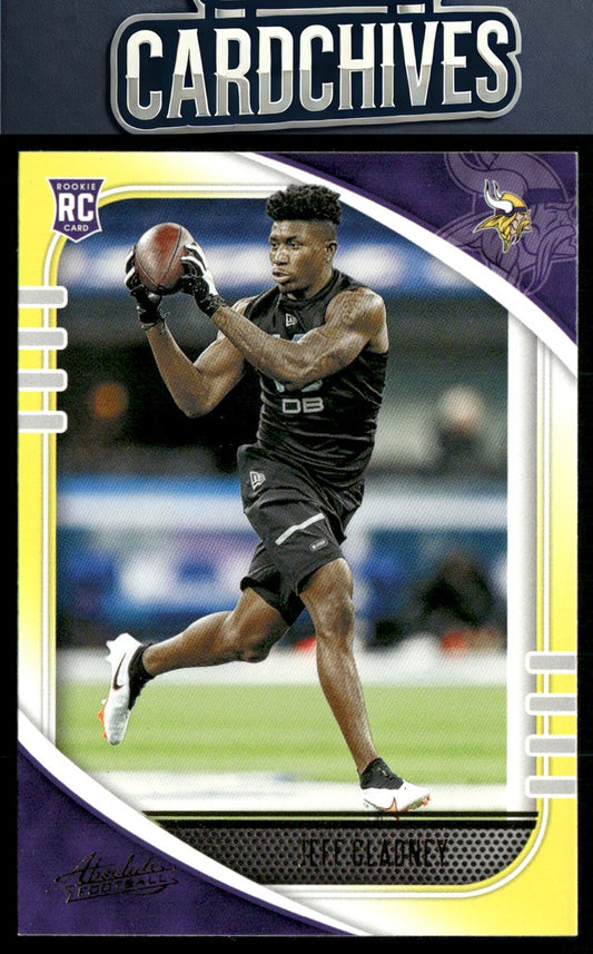 Jeff Gladney 2020 Panini Absolute #154 Yellow RC