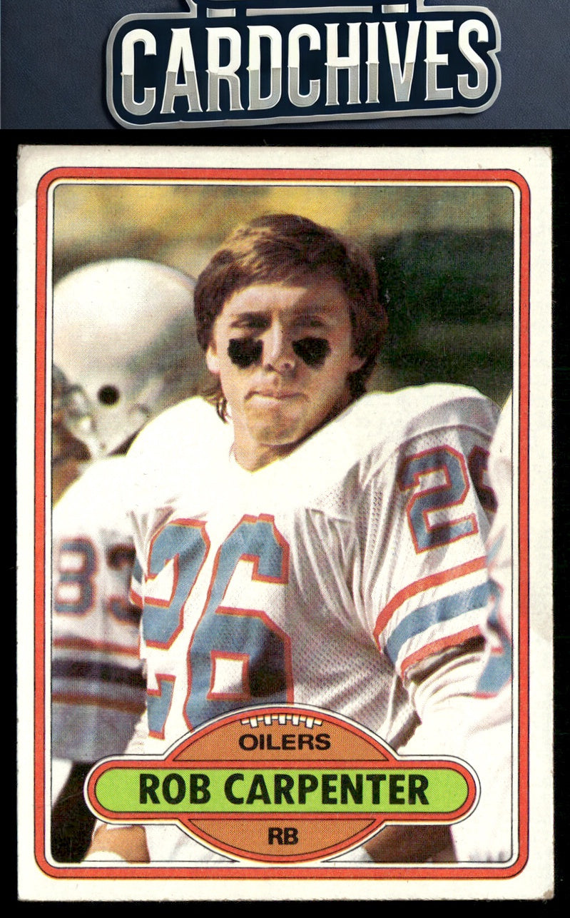 Rob Carpenter 1980 Topps #378 RC